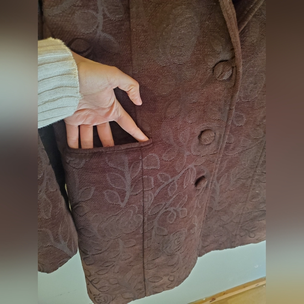 Brown Penny Lane Dressbarn Coat - Picture 5 of 8